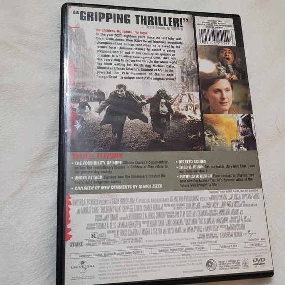 📀 3 for $10 📀 DVD Children of Men (2006) full screen edition EUC - Picture 2 of 5